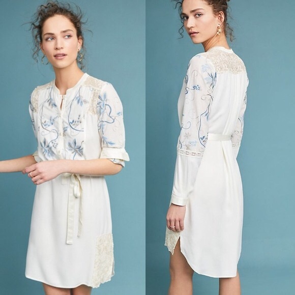 Anthropologie | Dresses | Anthropologie Tiny Embroidered Dress